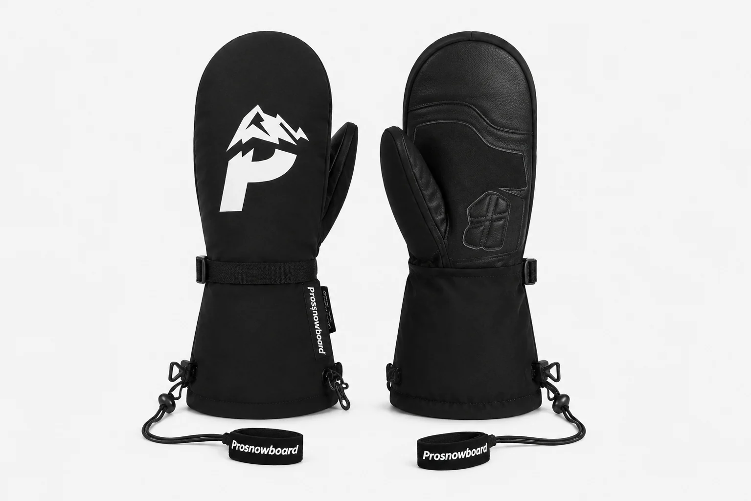 Теплые варежки с защитой запястья PROSNOWBOARD